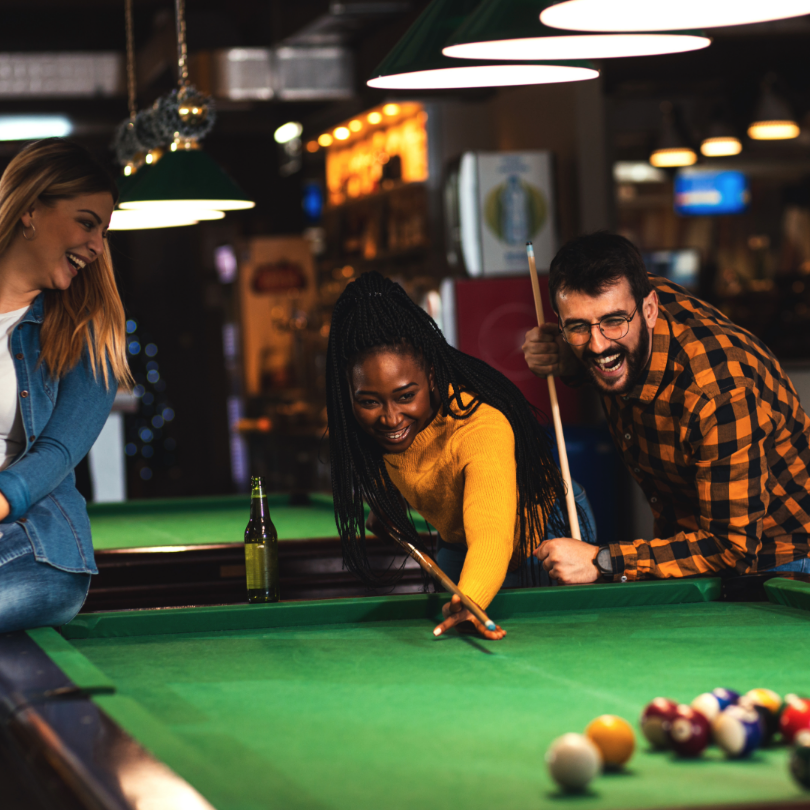 Pool biljart in de Fun Department van Pieter Poot